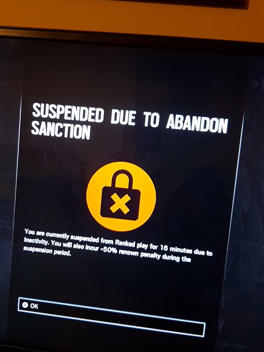 killian312000's tweet photo. @Rainbow6Game I got disconnected and it was infuriating because my squad lost with the disadvantage of losing a player and then I get a penalty because of it. The same thing happened to my freind yesterday it is not fair because we were trying to enjoy the game not exploit it https://t.co/BkrArNlP1o