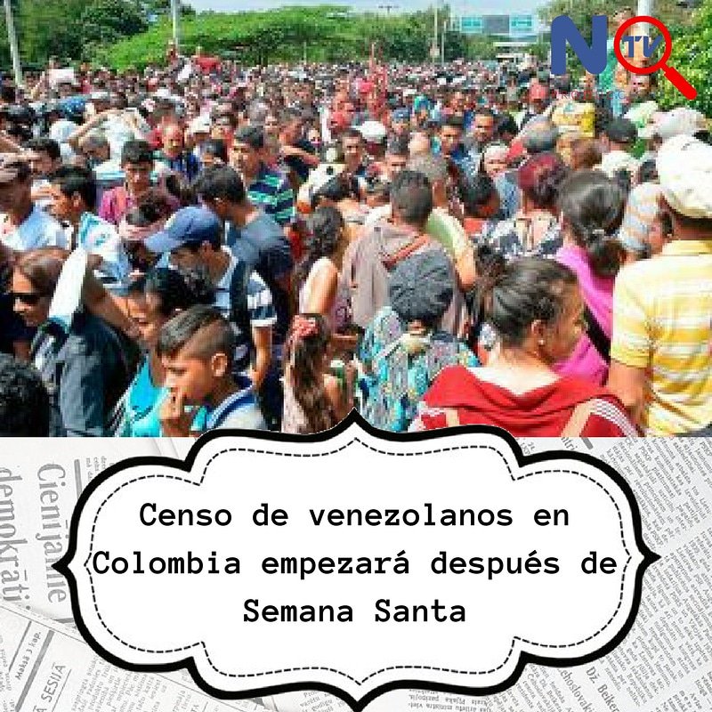 NTVpro15's tweet photo. El anuncio lo hizo la canciller María Ángela Holguín quien sostuvo que las autoridades migratorias realizarán el registro durante dos meses. https://t.co/TMKHK7LpBD