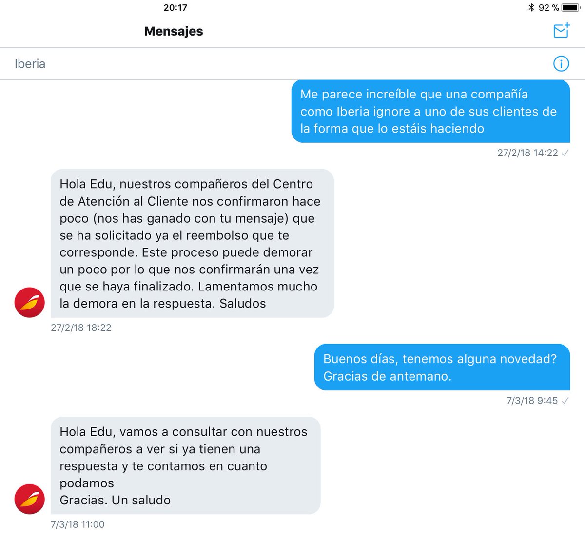 walete_'s tweet photo. #falsos y #mentirosos son dos de las cosas que me hacéis pensar #iberia, #dandolargas desde el 17/11/17 como podéis hacerle esto a un bebe de 3 meses y ni responder? #CustomerExperience #delopeor #nosepuedecaermásbajo https://t.co/45OKSoy6i0