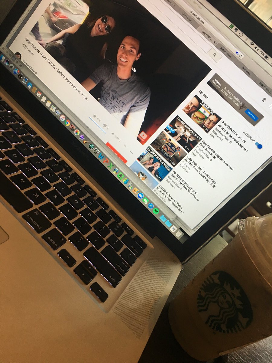 Daydreaming about my next vacay (instead of cleaning) by watching two of my fav travel vloggers <a href="/karaandnate/">Kara & Nate</a>! Thx for AMAZING content guys!