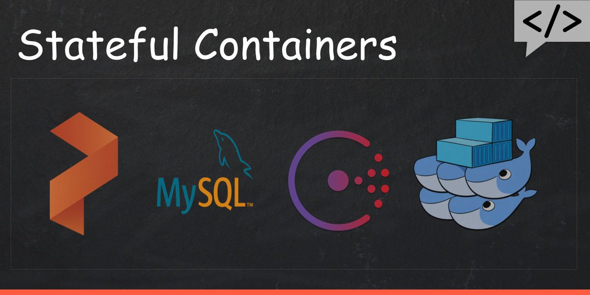 devteds's tweet photo. Sample code - #Docker #swarm cluster with #consul  and stateful #MySQL containers using #portworx

https://t.co/KLoHhMulsV https://t.co/TTuAvKZ6TB