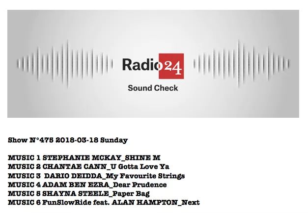 Sound Check-Radio 24 tweet media