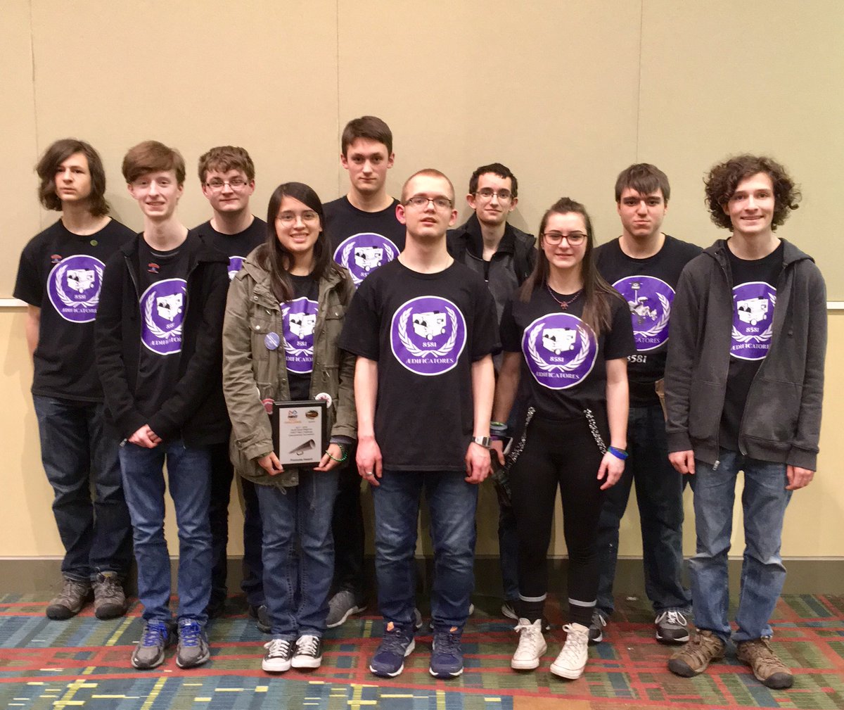 Although we did not advance from the North Super Regional, we learned so much, and won the Promote Award finishing a great season. Thank you so much to all of the volunteers who made the event possible, and congrats and good luck to those advancing to Worlds in Detroit!  #nsr2018