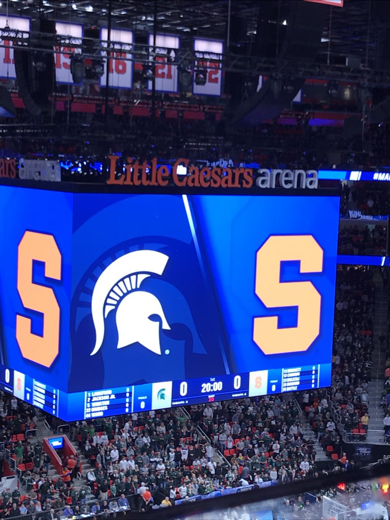 richardlerner's tweet photo. SU v MSU @ LCA. It’s a great day to be  Orange https://t.co/uP0FIX0I8T