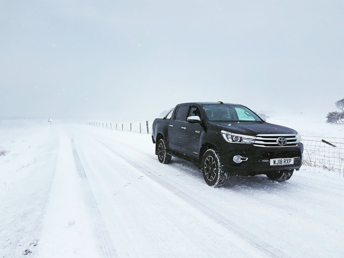Hilux a GoGo for the Snow #SnowStorm #blizzard #Toyota <a href="/SnowsToyota/">Snows Toyota</a> @ToyotaGB