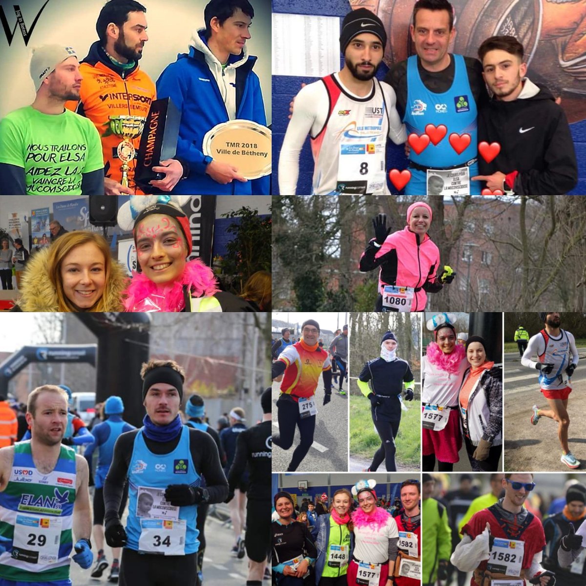 JecourspourElsa's tweet photo. Que ce soit à #Dunkerque ou que ce soit à #Reims
Un trail, un semi marathon ou un 5km
Merci de nous aider à faire parler de la maladie parce que c'est ensemble que nous vaincrons!
#running #trail #course #dunkerque #semimarathon #trm #carnaval #courir #solidaire #mucoviscidose https://t.co/O6HS2dkUY4