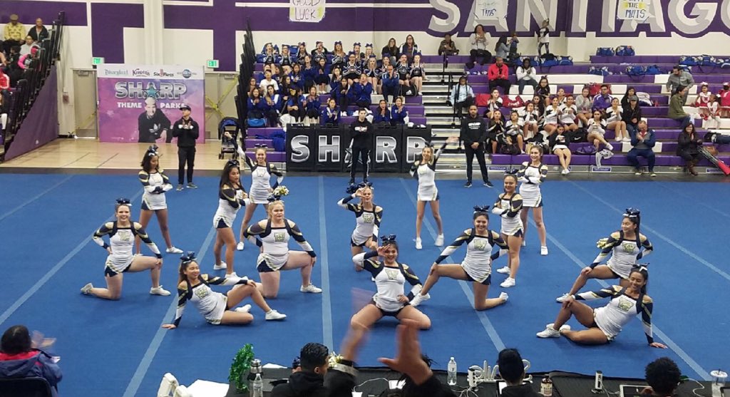 warrenhs_cheer's tweet photo. Congratulations to our Warren Cheer Team on brining home 1st Place, Division Winners, and Most Enthusiastic!! Great job Lady Bears! 💙💛 https://t.co/gX1CUSwyaC