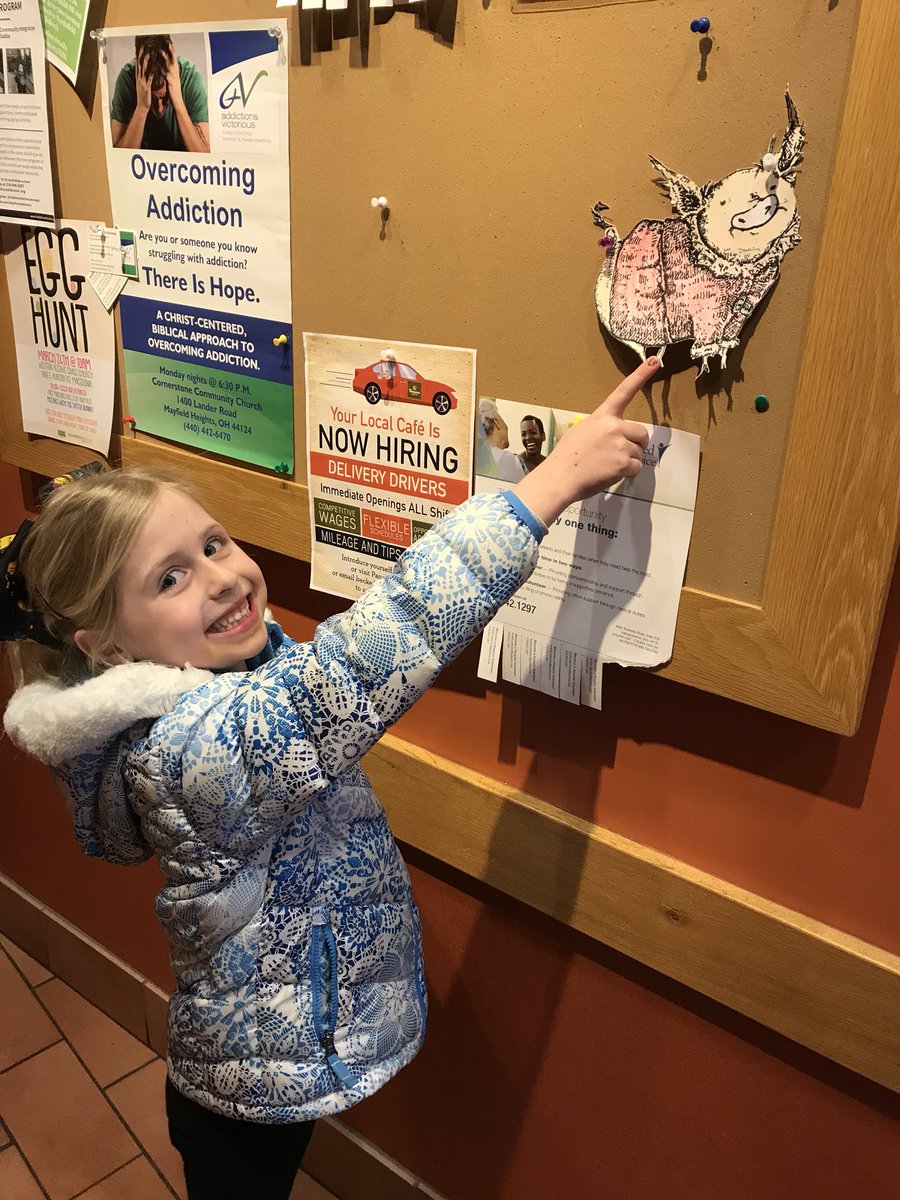 daveyanok's tweet photo. @SouthPolePigNF Carly found you at Panera! https://t.co/HRIES5PHWk