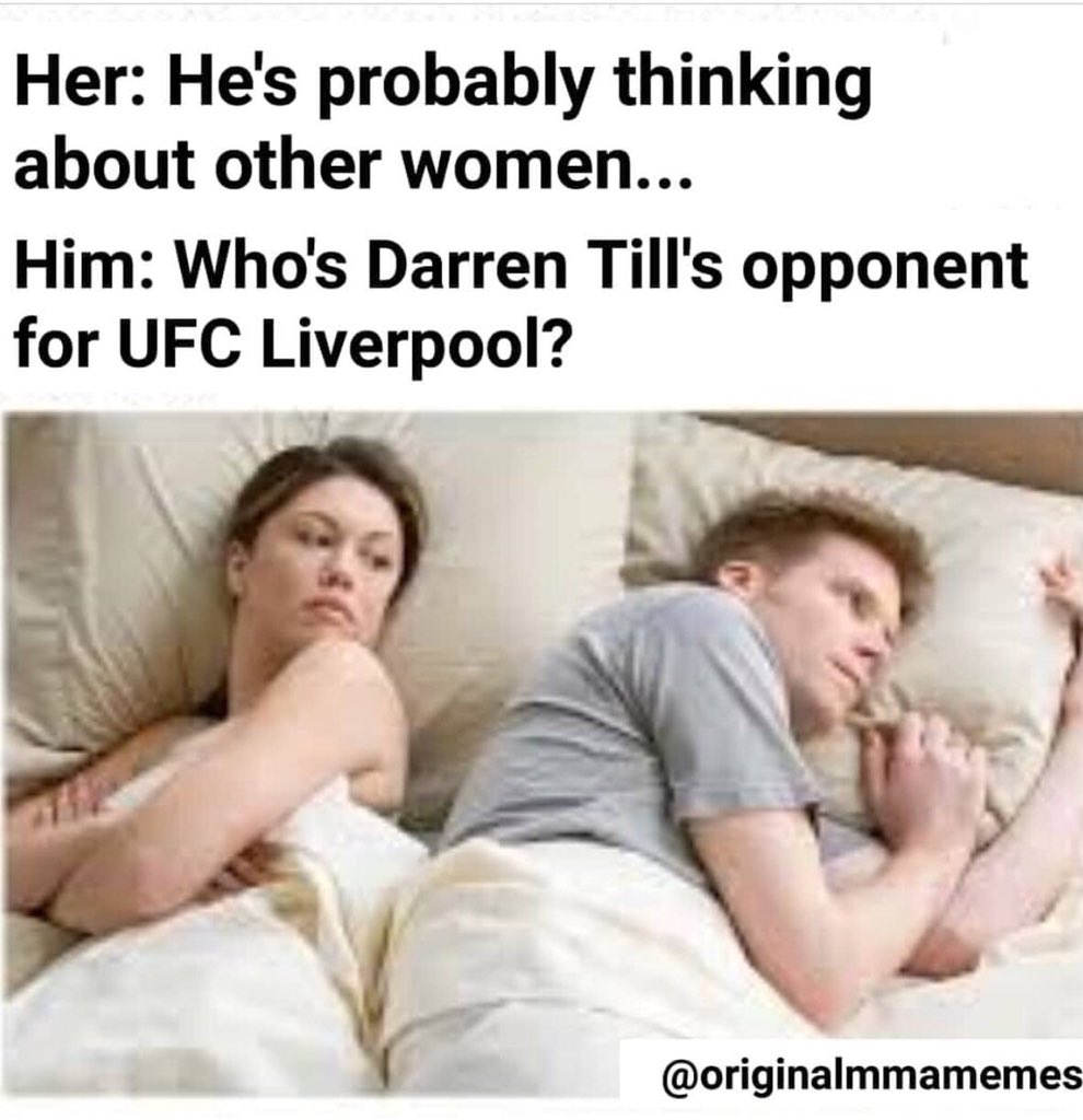 JohnGoodenUK's tweet photo. #UFCLiverpool 🤣 https://t.co/pUU5gm4lSC