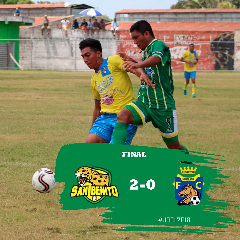 FCSanBenito's tweet photo. #Clausura2018 | FINAL: Con goles de Melvin Reyes y Elías de León la Furia Verde se queda con los tres puntos en casa y recupera el liderato del grupo A #DaleQueDaleSanBenito https://t.co/AjKhaVCFKk
