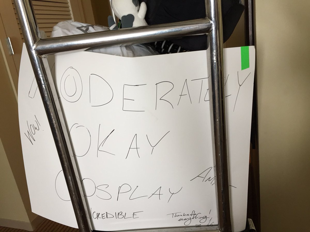 LSpacePrince's tweet photo. When you get to take John’s sign lol #nakacon #nakakon2018 https://t.co/yi2oungkb0