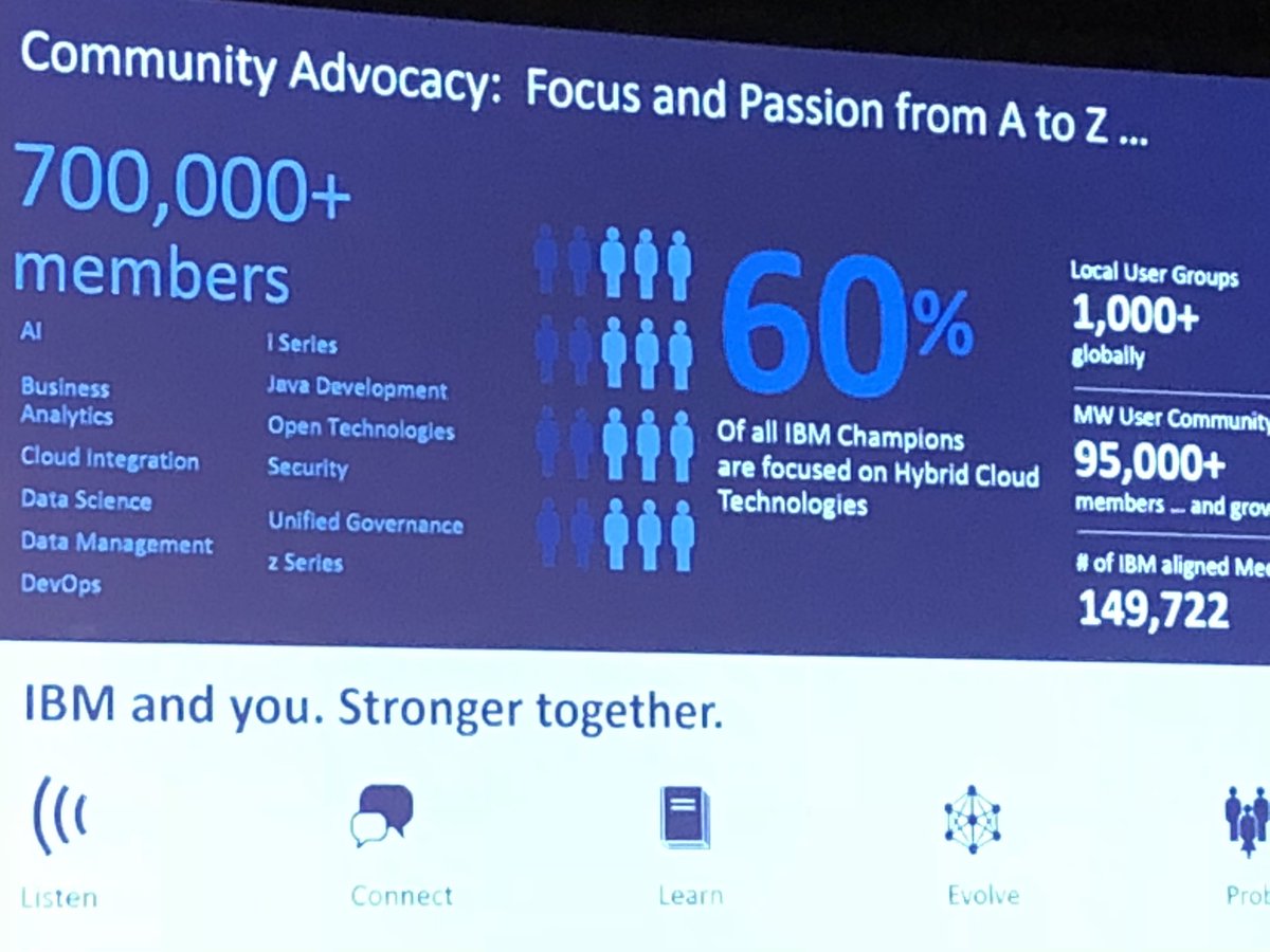 wtejada223's tweet photo. Arvind kicking off a packed Community Day Keynote session outlining “matching the right cloud to the right workload” #think2018 https://t.co/01AFNmQA59