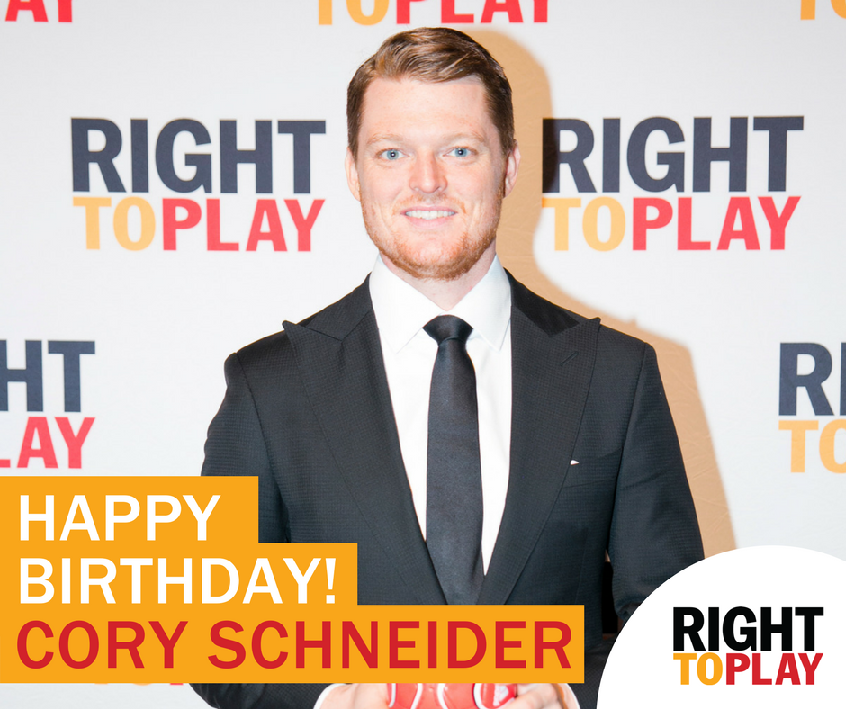 Happy Birthday to our Athlete Supporter, Goalie Cory Schneider! 