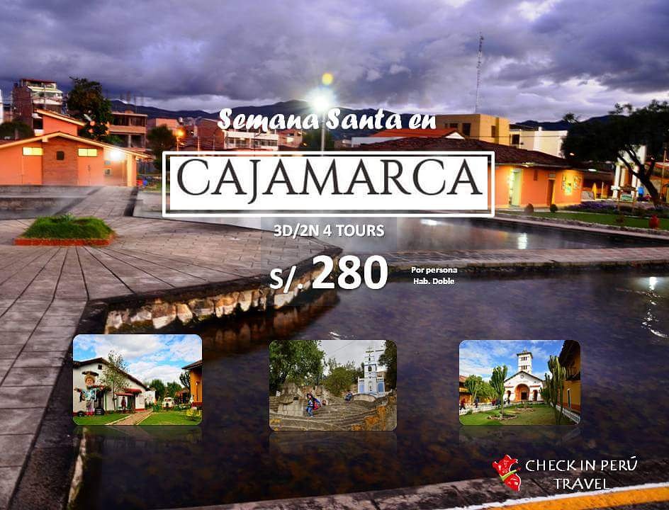 CheckPeru's tweet image. 📌En Semana Santa, conoce los mejores lugares turísticos de Cajamarca. Últimas reservas!!! 😲
Mayor información escríbenos a: informes@checkinperutravel.com.pe /Whatsapp: 988802255