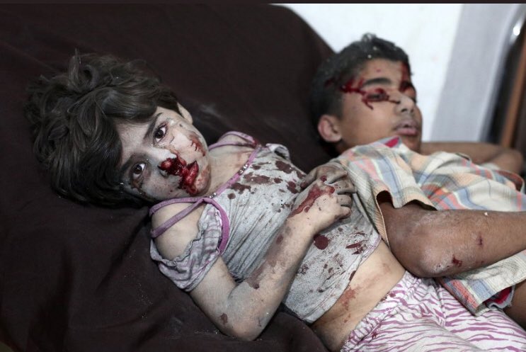 Sonia60782936's tweet photo. Stop killin children #BreakSilenceOnAfrin https://t.co/aT4DwkrX0q