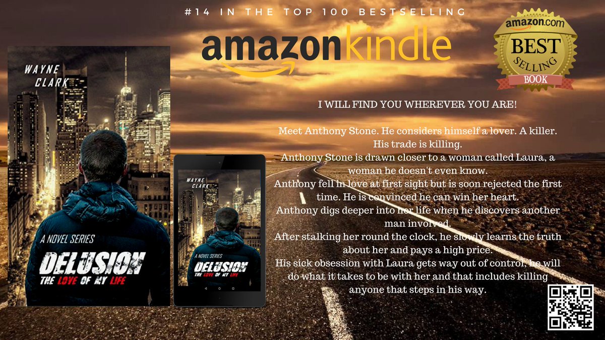 RightBuzzradio's tweet image. 🌟🌟🌟🌟🌟
Delusion: The Love Of My Life. #FREE for #KindleUnlimited. Also Available in #PAPERBACK #BestSellers
🌟🌟🌟🌟🌟
#thriller #dark #serialkiller #stalker #asmsg #iartg #ian1
amazon.com/dp/B077D7SRLP/
amazon.co.uk/dp/B077D7SRLP
