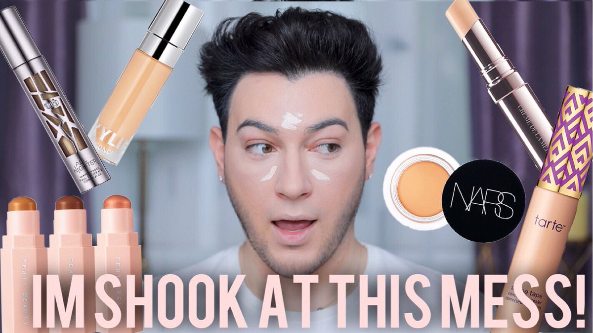 Full face using ONLYYYY CONCEALER Challenge is now live y’all! Check it out!! This shit was hard as fuck! Hahahah wow youtu.be/EoRgGY_NMo0