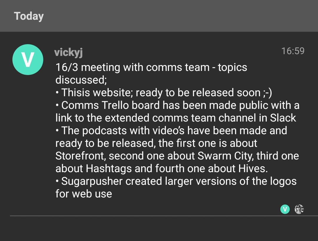 SwarmCityDApp's tweet photo. Swarm City Comms 3/18/18 update by @VickyJacobJoey https://t.co/9i4GdnJlI1