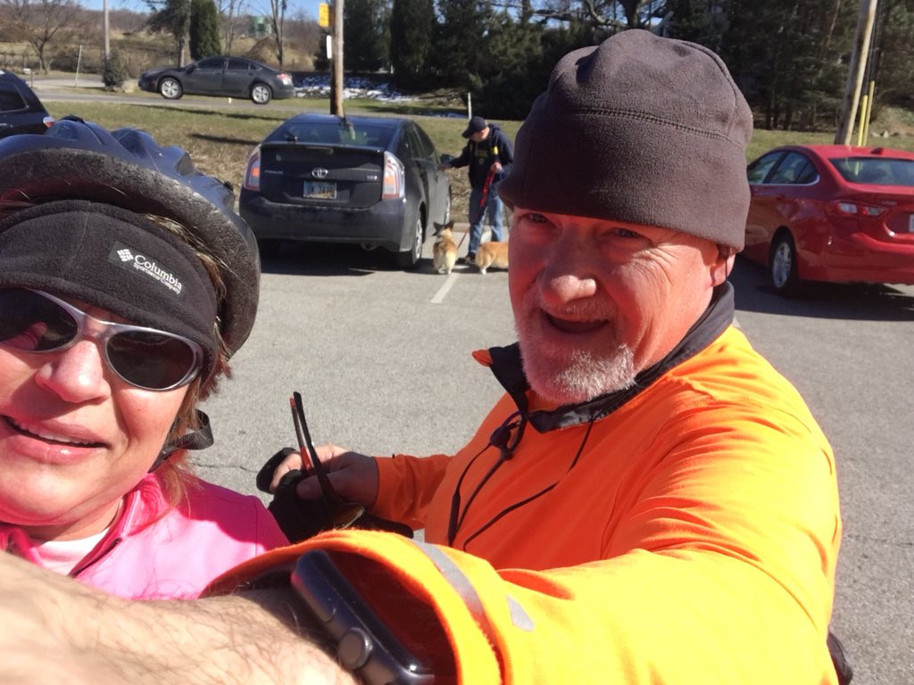 brutusolds's tweet photo. First time out in 2018. 😎 51 degrees sunny and brisk. A little slow but will improve. #cycleseason 🚴🏻‍♀️🚴🏻‍♂️ https://t.co/87bLKul4EP
