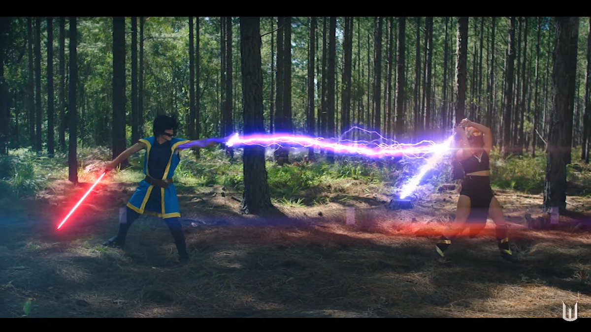 Clash Royale characters. Fighting with LIGHTSABERS?! 😱

Watch the Electro Wizard and Valkyrie duke it out in <a href="/WicKeDGaming007/">WicKeD</a>'s video. ⚔️

Who will win? 

📺 youtu.be/HgY4qsULmok