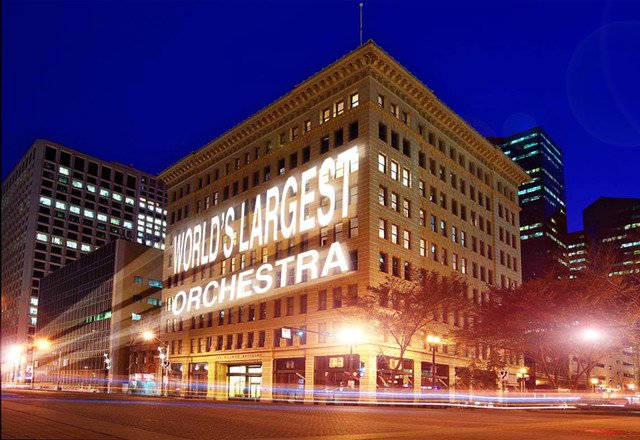 balmain_bus's tweet photo. The World's Largest Orchestra is on track to happen. Stay tuned please - we want you to play a part - https://t.co/QbKXlBeFUs https://t.co/1BrfUdYtn7