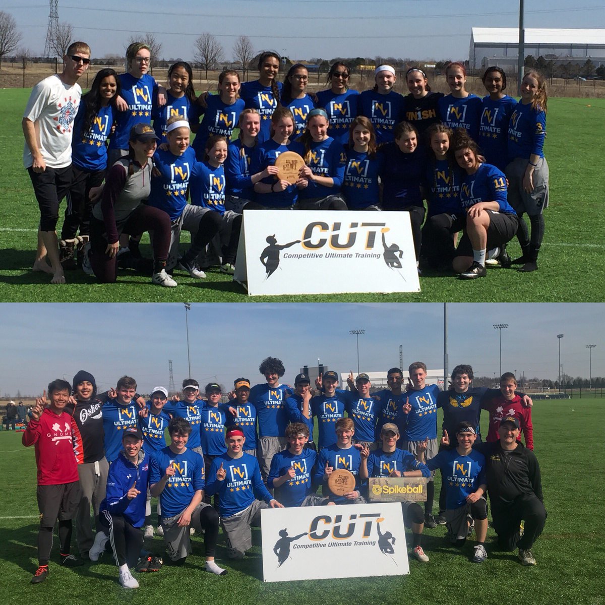 nvultimate's tweet photo. WHAT A DAY!!! Congrats to BOTH of our teams that won their divisions at the @CUTCamps @OffBets tournament - eNVy Girls team and Boys A Team!!! #whataprogram #futureisbright #fam https://t.co/2aI8e0oEwh