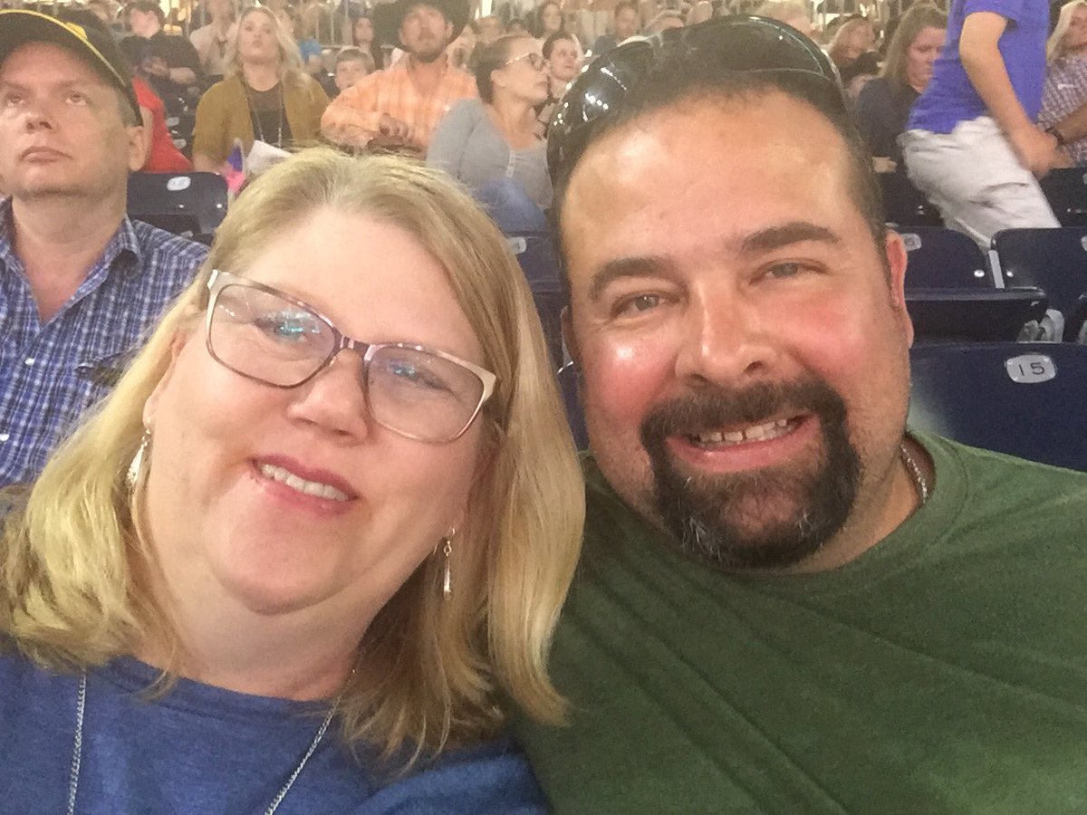 Having fun with my Hubby at #rodeohouston. Can’t wait to see Garth Brooks!