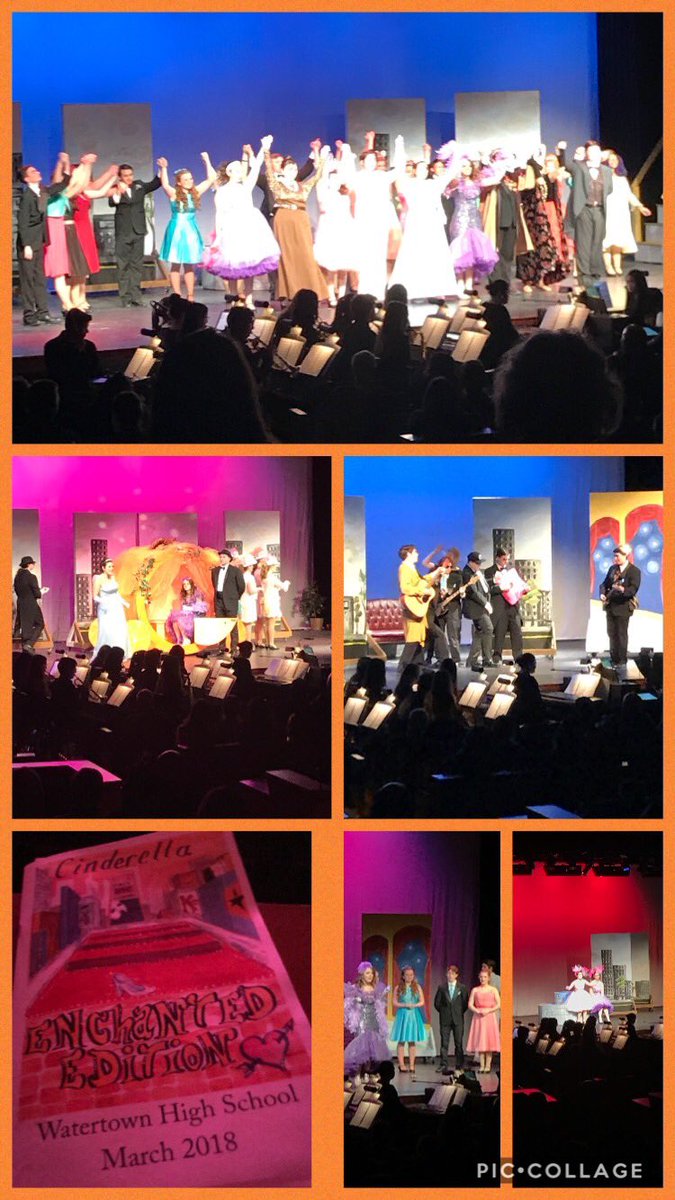 Amazing performance by cast, crew, &amp; pit <a href="/WHSDisasterPlay/">Watertown High School Theater</a> today! “It’s true that everything starts with a wish but it’s what you do with the wish that matters” Great advice from the fairy godmother! #WHSnow