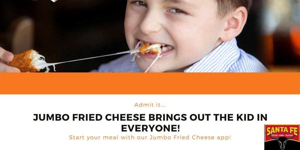 Take it easy this Sunday! Let us do the cooking!

And start your meal off with our jumbo fried cheese! It's the BEST!