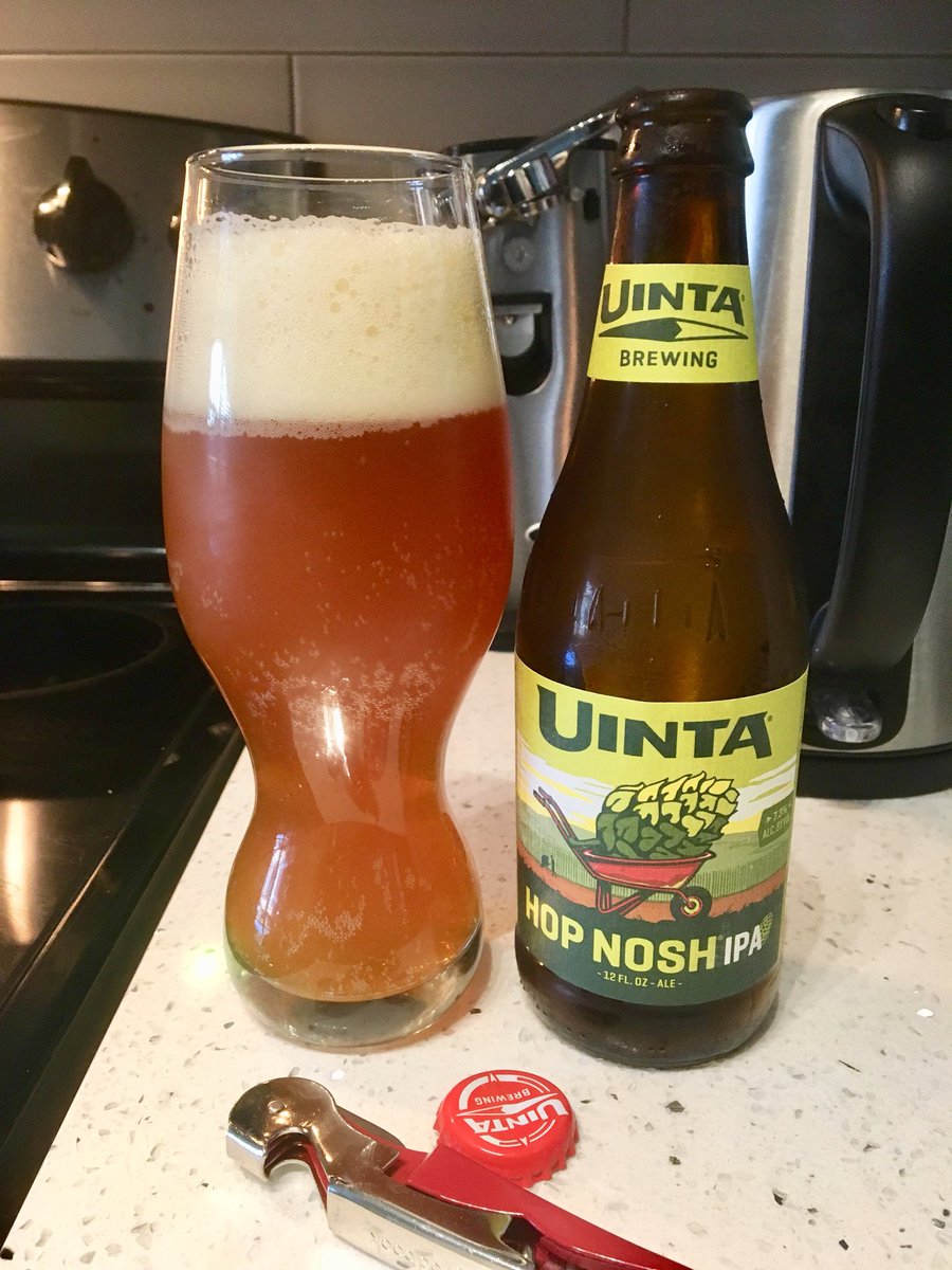 Just4BeerLovers's tweet photo. Curvy glass is showing off a #HopNosh IPA 7.3% ABV by @UintaBrewing from SLC, UT πΊπΈ @DRE_Go_Fish @hosch_greg @MIbeertaster @JohanBBT @Jagoff33 @ephoustonbill @ManvsAle @cervezadviernes @JacobGrimes @CasaskullMark @JernejKump @FhzFun @beerguypdx @badhopper @zappafaye @wrayzors https://t.co/sYn5rkjpcj