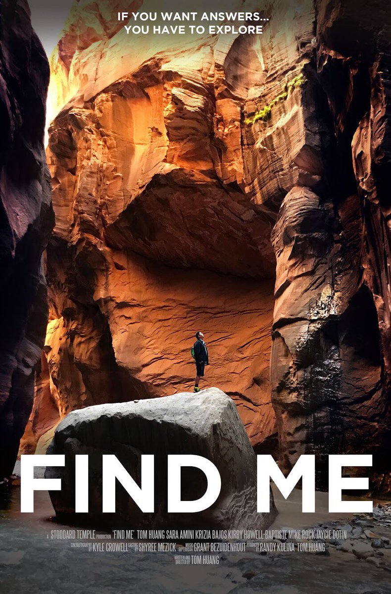FindMetheFilm's tweet photo. If you want answers...you have to explore #FindMe #OfficialPoster #Narrows #ZionNationalPark #FindYourInnerJoe #IndieFilm #Wilderness #Nature #Explore #Wanderlust @ZionNPS https://t.co/ESSnDUTvFp