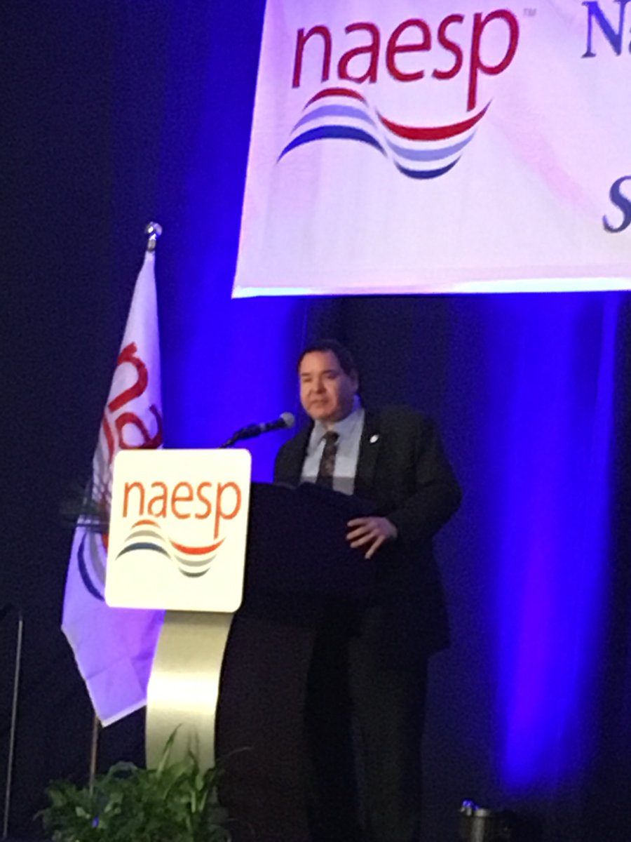 NAESP candidates for VP, Tom Payton and Kimbrelle Barbosa Lewis, address the group.  Best of luck in the upcoming election!