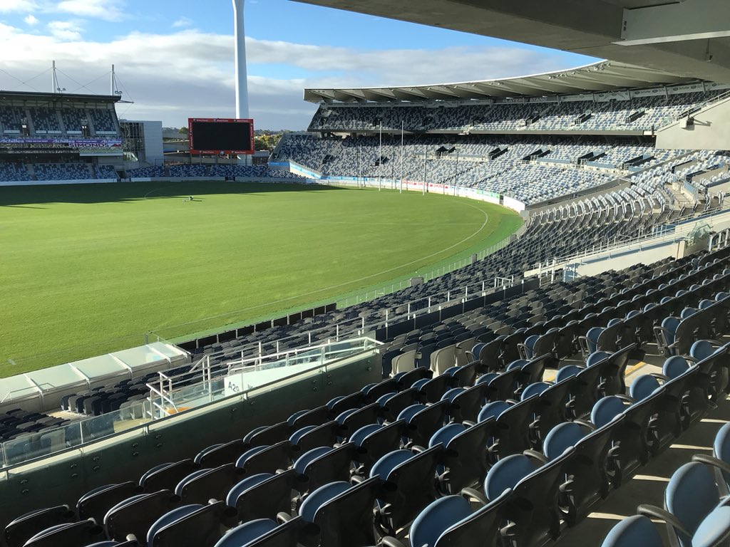 BillyMichelsNZ's tweet photo. Waiting for kick off @VicCouncils conference @GeelongCats stadium. @ALGIMInc @LOLA_ICT https://t.co/RgSspeBOyG