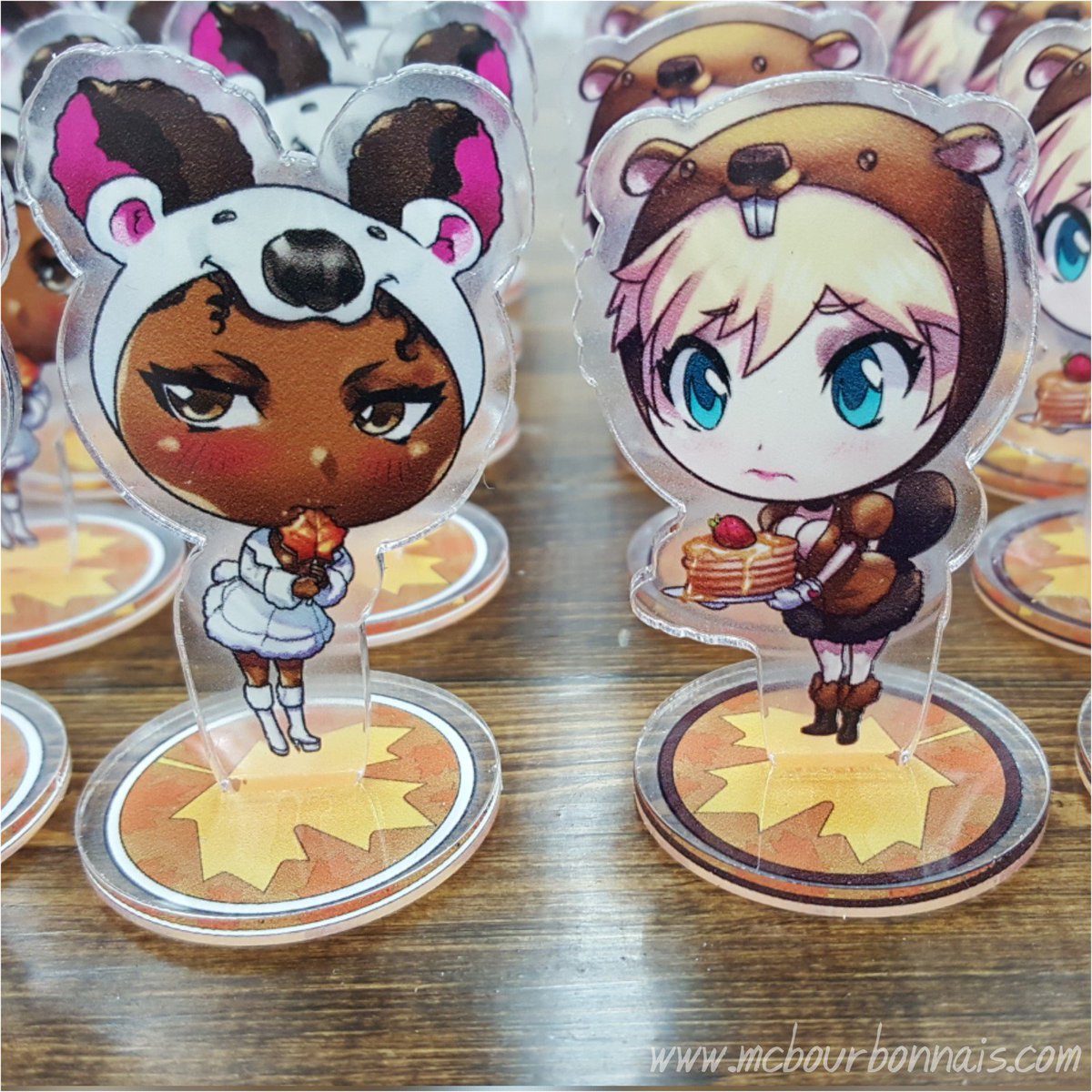 New Aimsee & Keira acrylic standees Maple Syrup Special Edition on time...