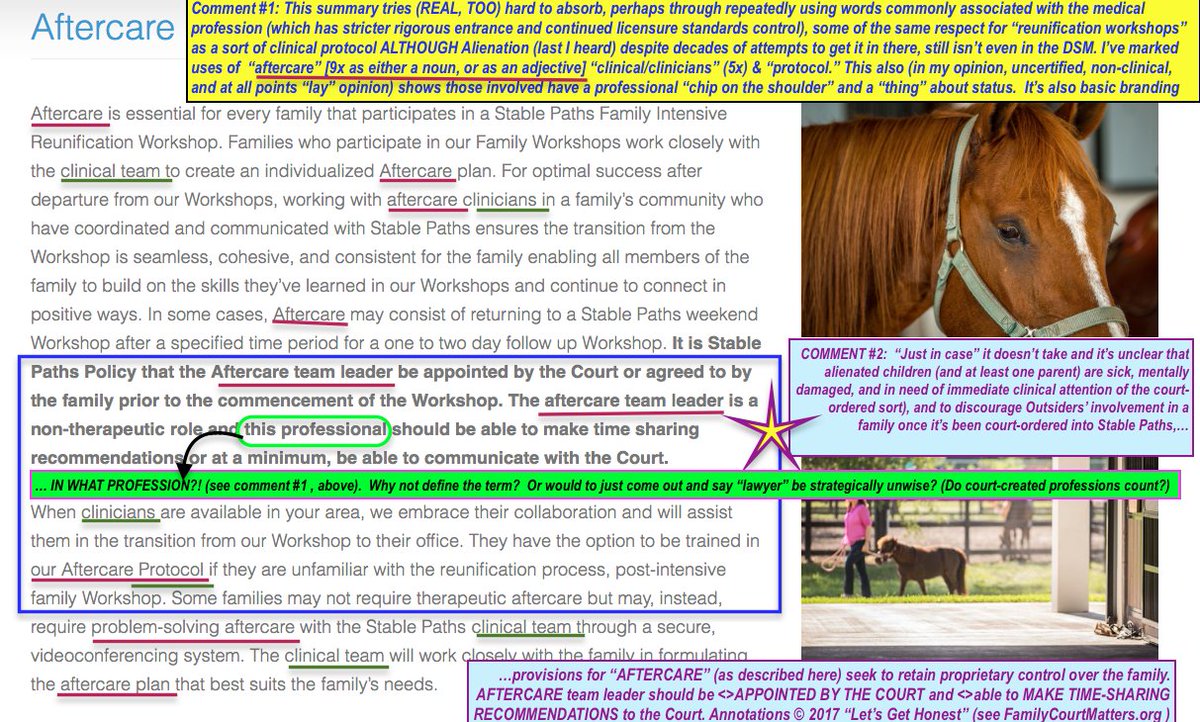 LetUsGetHonest's tweet photo. "..[incl.] <>#OvercomingBarriersInc <>#FamilyBridges (Warshak) <>#FamilyReflections (in British Columbia, Canada modeled on Warshak’s “Family Bridges”) <>#TransitioningFamilies, stated as starting ca. 2008. [Post also details #StablePaths (S Boston,FL) w Harvard PhD #AbigailJudge https://t.co/pc6BSHa2JG