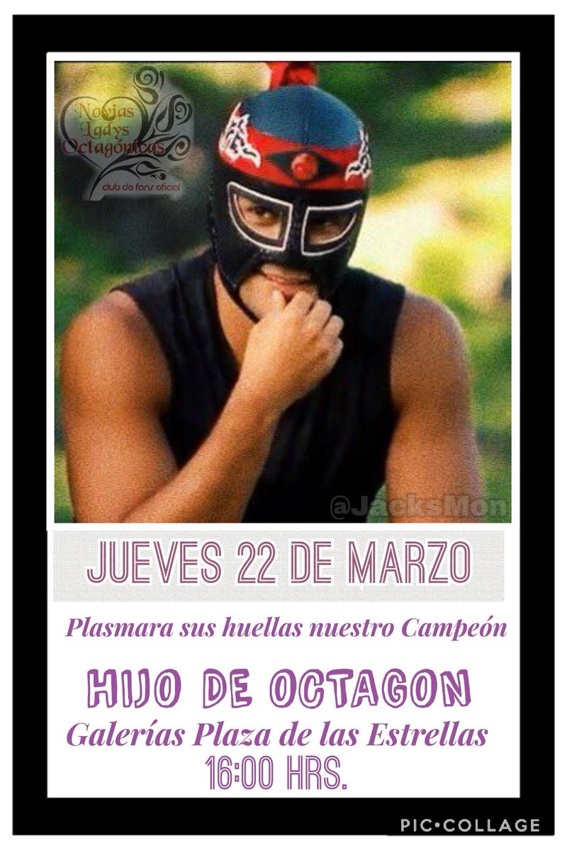 JacksMonse's tweet photo. ATENCIÓN
#ElJuevesTodosConOcta
@hijooctagonof estará en @luminariass plasmando sus huellas, todos a apoyar a nuestro guerrero 🔴🐲 tus #OctaNovias estaremos apoyandote #OctaSocias hay que demostrarle nuestro apoyo.
@Octagon_real
@Multienfoque1
@TVNotasmx
@El_Universal_Mx https://t.co/72w2j9Xmvr