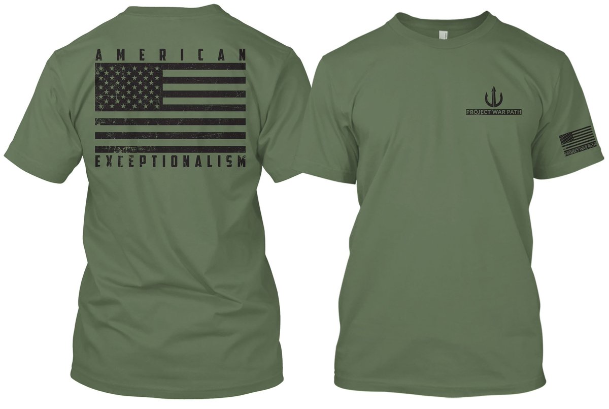 Project War Path on Twitter "New shirt! American Exceptionalism on the