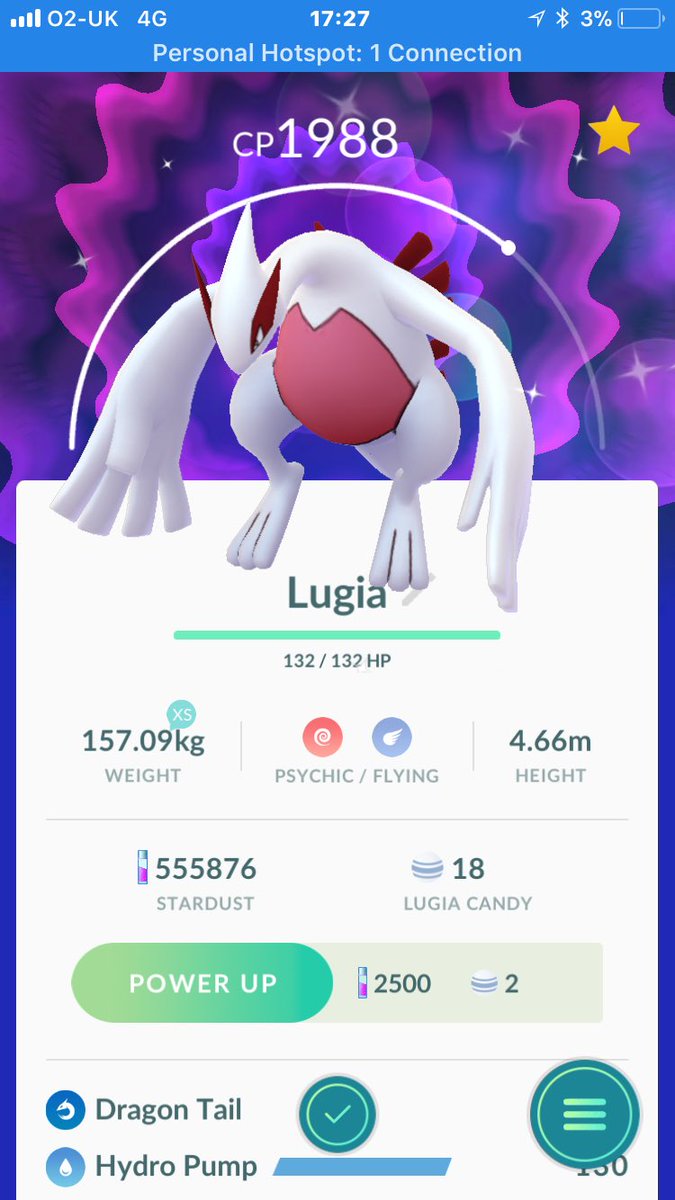 Lugia Cp Chart 2018