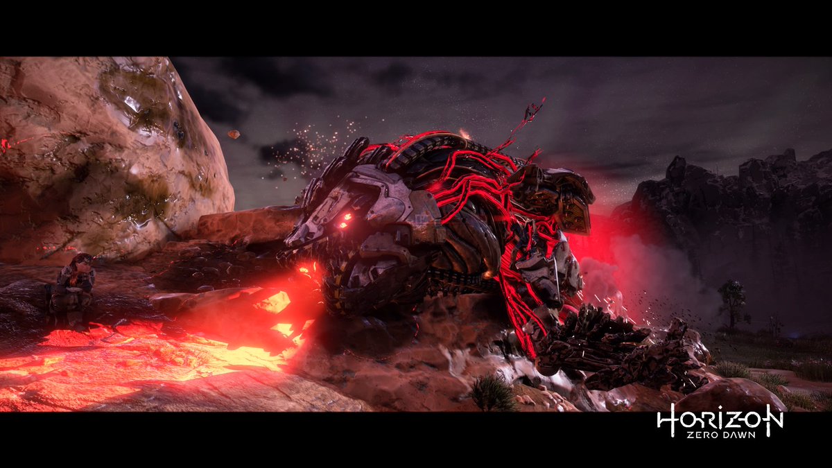 WinterNightFox1's tweet photo. #winterNightFox #Aloy #hzdPhotoMode #CorruptedRockbreaker #HorizonZeroDawn #PS4share https://t.co/RsPu7Oh3NH