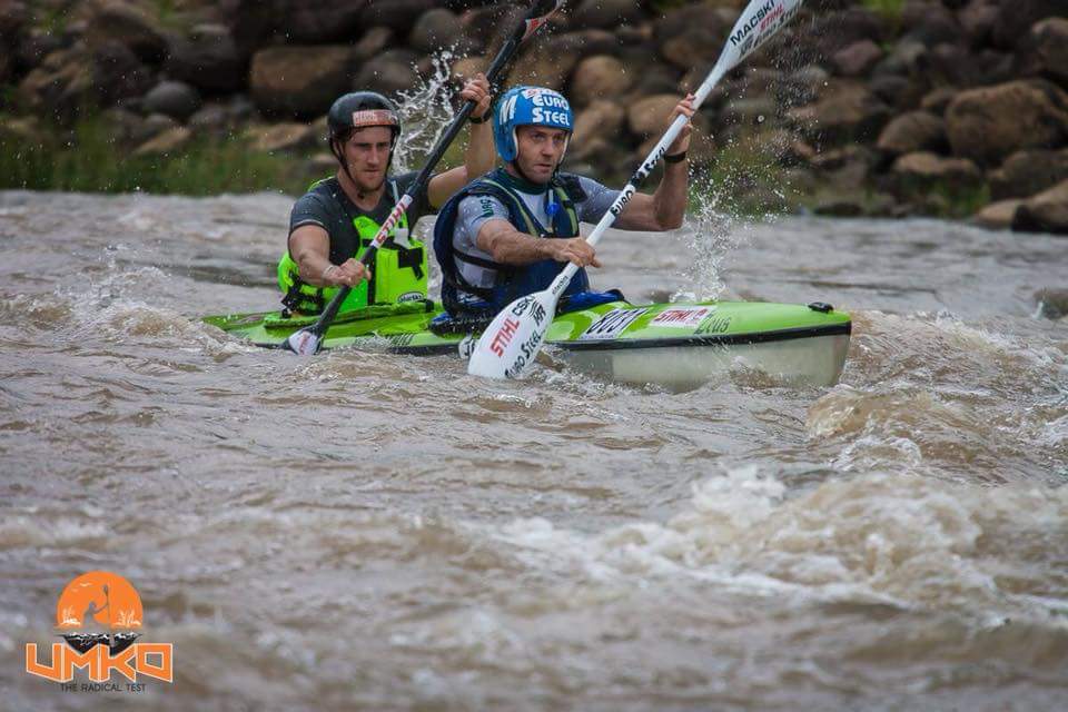Back on top of the winners podium at the Umko River Marathon. Congrats <a href="/AntStott/">Ant Stott</a> and partner Stu MacLaren. Ant clearly fit, fast and has lost none of his skills