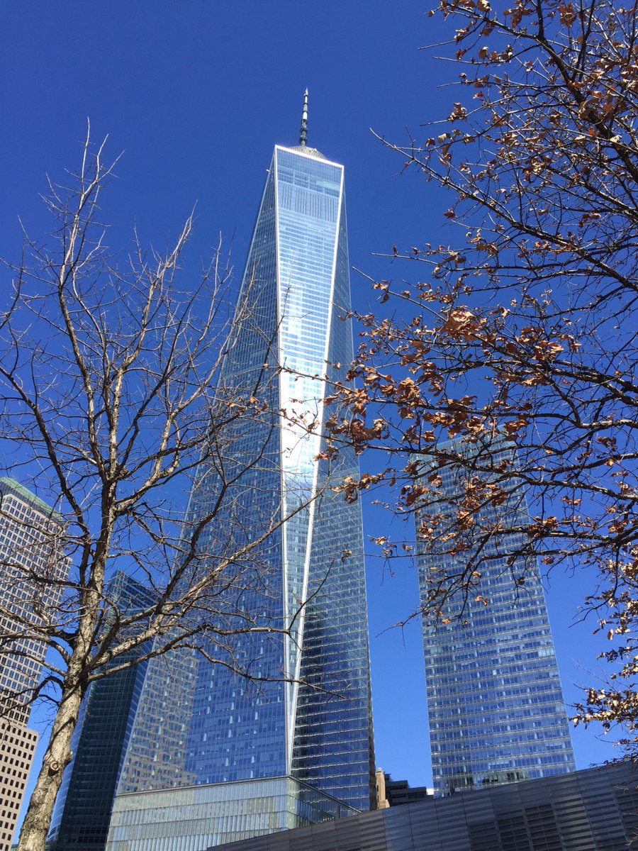 Gaigzilla's tweet image. Beautiful sunny day at the WTC memorial in New York
