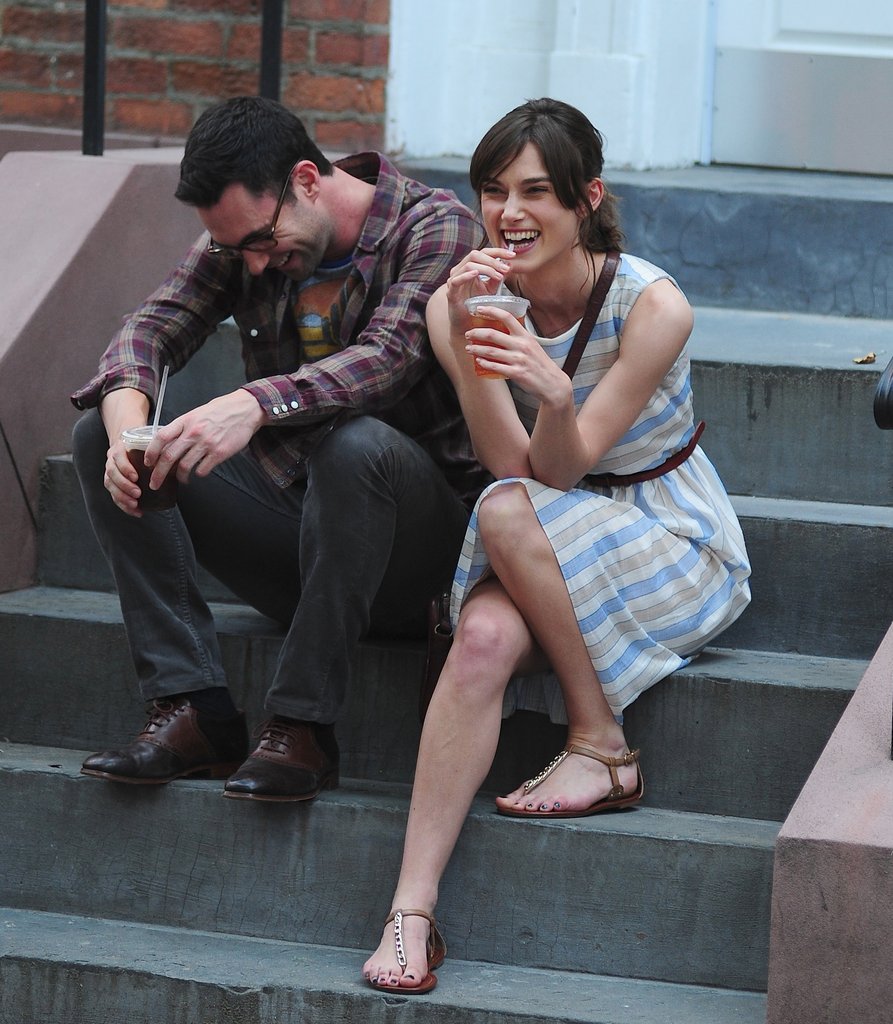 Happy 39th birthday to Keira s co-star in Begin Again, Adam Levine! 