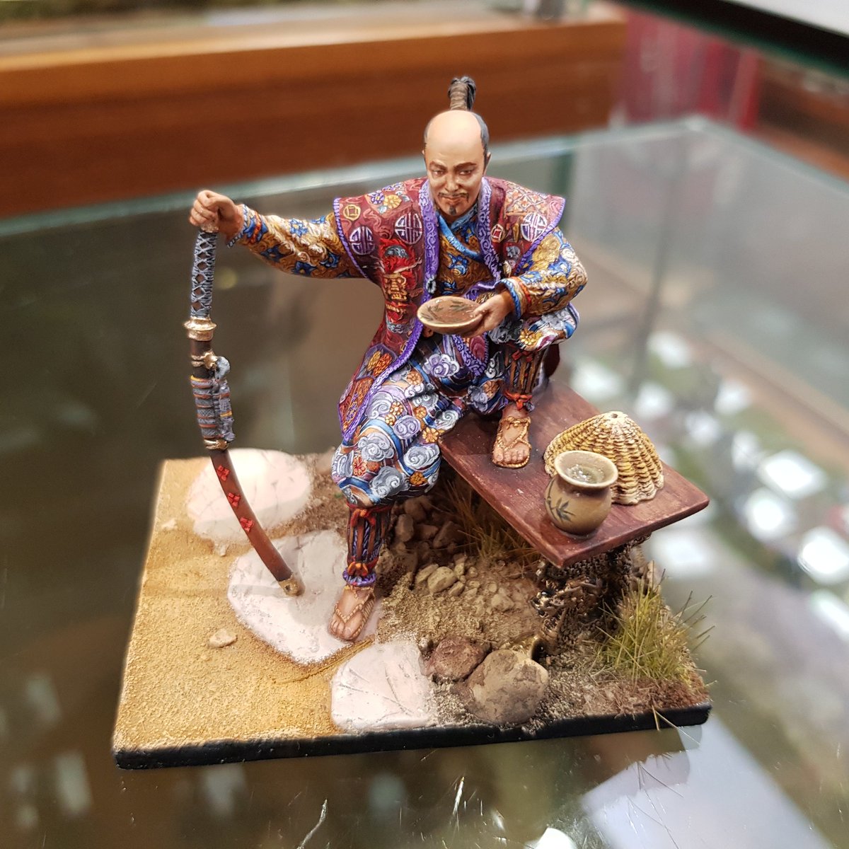 peternathantoy1's tweet photo. New arrival from Tatiana Studios: yet another gorgeous #Samurai

#MilitaryHistory #Toysoldiers #theQVB #Sydney https://t.co/XlUIvMIIcK