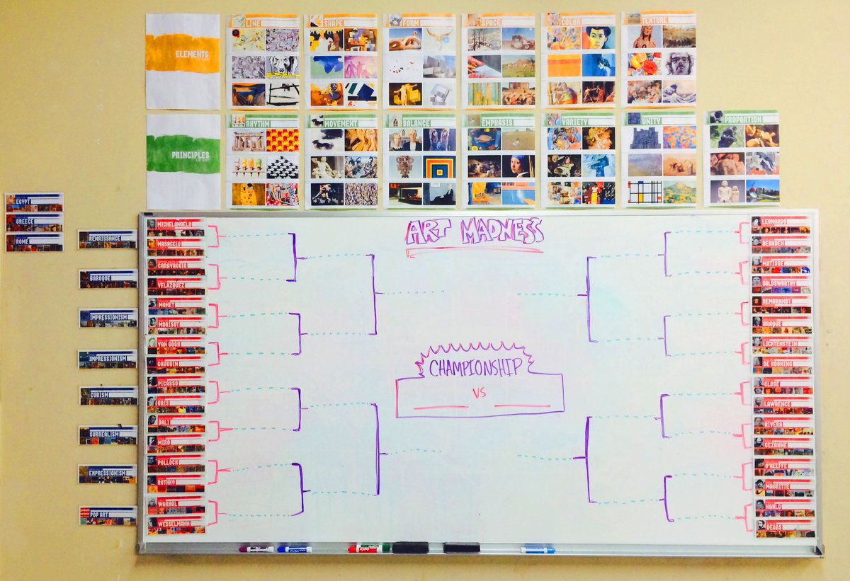 More like Art Madness! #marchmadness #ArtsEd bit.ly/1ALKgiS