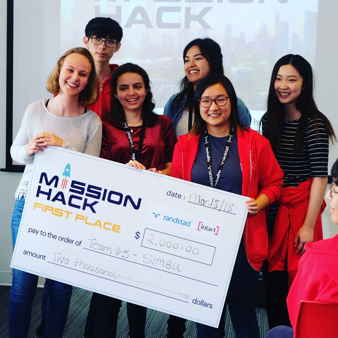 IntactInsurance's tweet photo. Another successful @MissionHack wraps up today in #vancouver!
C O N G R A T S to the top 3 projects and winners! 🙌🏆🚀
#Hackathon #tech #developers #missionhack2018 @RandstadCanada https://t.co/ehCcqVtHQL