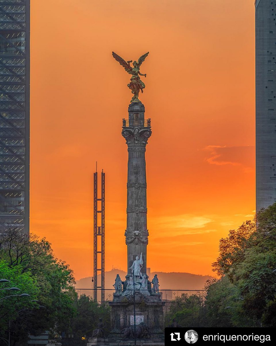 Atardecer en Paseo de la Reforma, #CDMX
•••
📸 IG: enriquenoriega 
#SoyCDMX