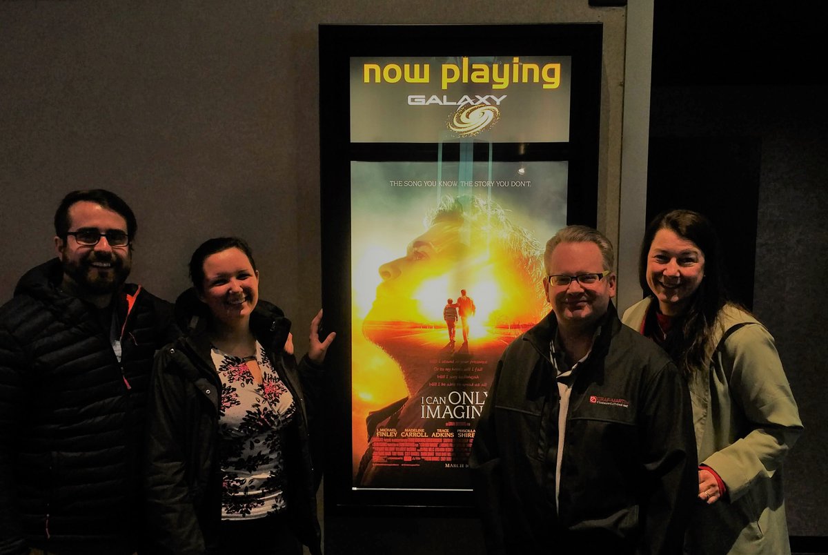 TUnderwood's tweet photo. Purely amazing. Cried lots. Sold out in Waterloo. Audience clapped at end. #MySecondTime #ICanOnlyImagine Now playing https://t.co/Nt77YR9YdP Go! https://t.co/rRQrnRhTpM