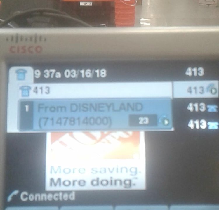 Disneyland called me at the store the other day to find out why I hadn’t been back in a few weeks. 😂