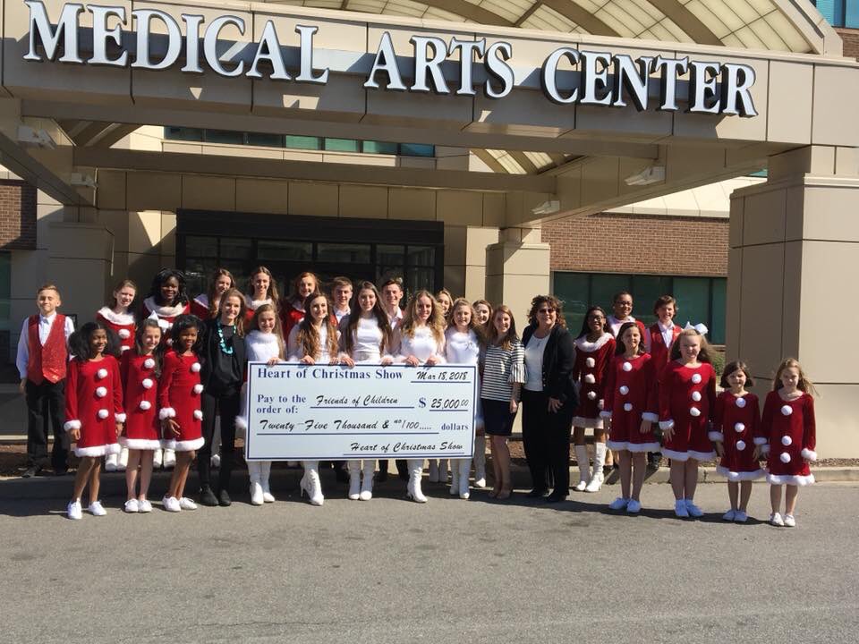 Donated 100% of our ticket sales to the Autism Society, the Child Advocacy Center, the Friendship House, and the Medical Arts Center! We love giving back to our community!❤️