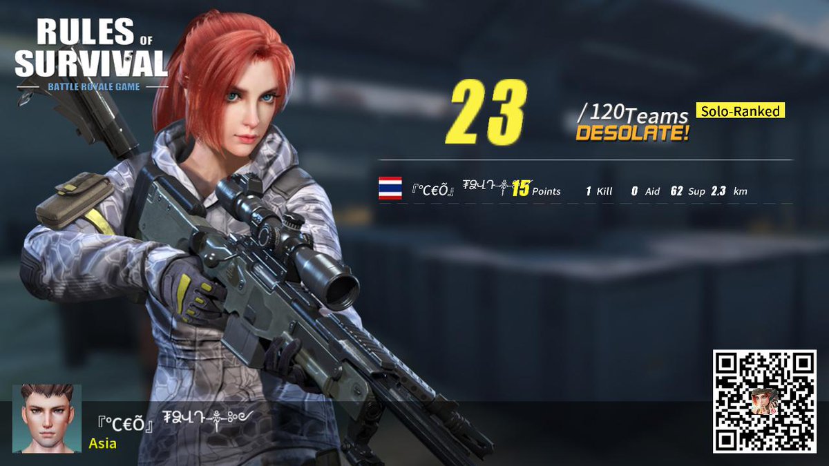 #RulesofSurvival